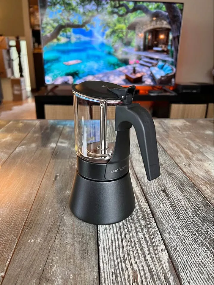 Joy Resolve Clear Brew Coffee Pot (Black, 360ml) thumbnail
