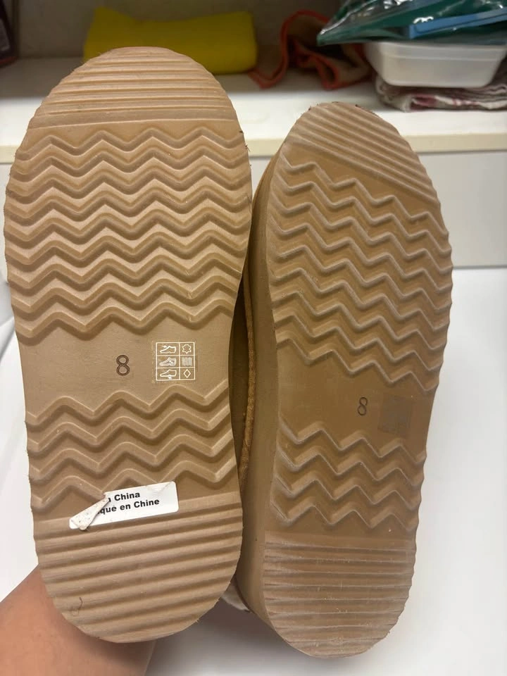 TAXI Women’s Platform Slippers – Brown/Tan – Size 8 - photo 5