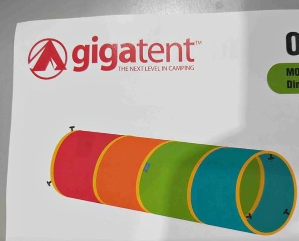 Brand new | Gigatent Pop-up Tunnel - 19"×60"