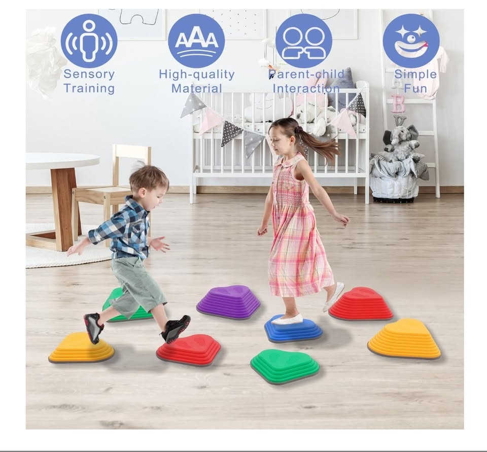 Stepping Stones for Kids, 8 PCS Durable Stackable - photo 2