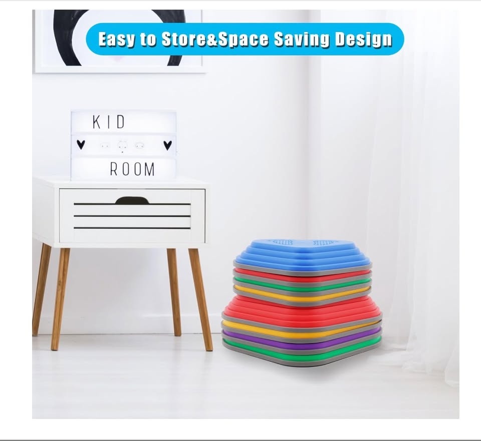 Stepping Stones for Kids, 8 PCS Durable Stackable - photo 4