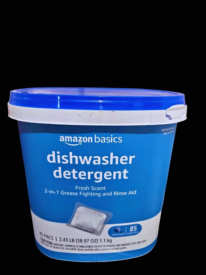 Unopened | Amazon basics dishwasher detergent