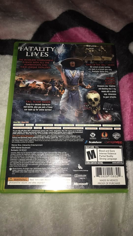 Xbox 360 Mortal Kombat Game - photo 2