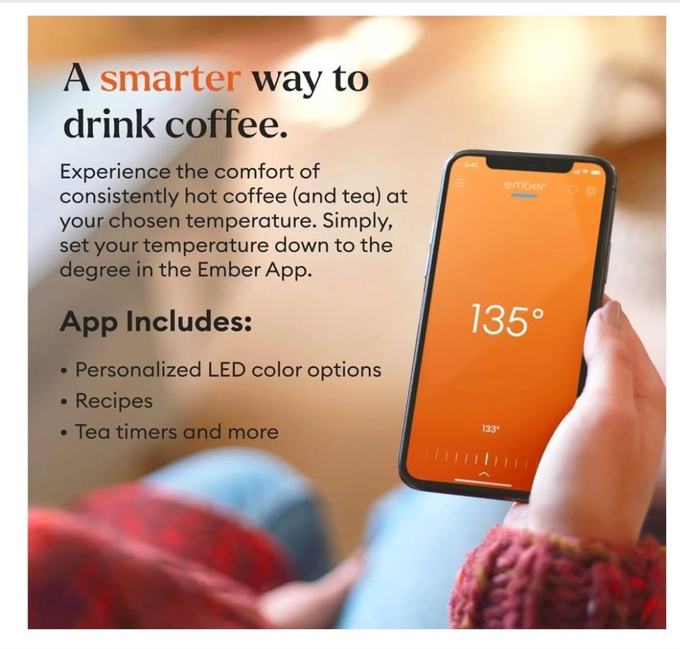 Ember Smart Mug 2, 10 oz, Black, 1.5-hr Battery - photo 2
