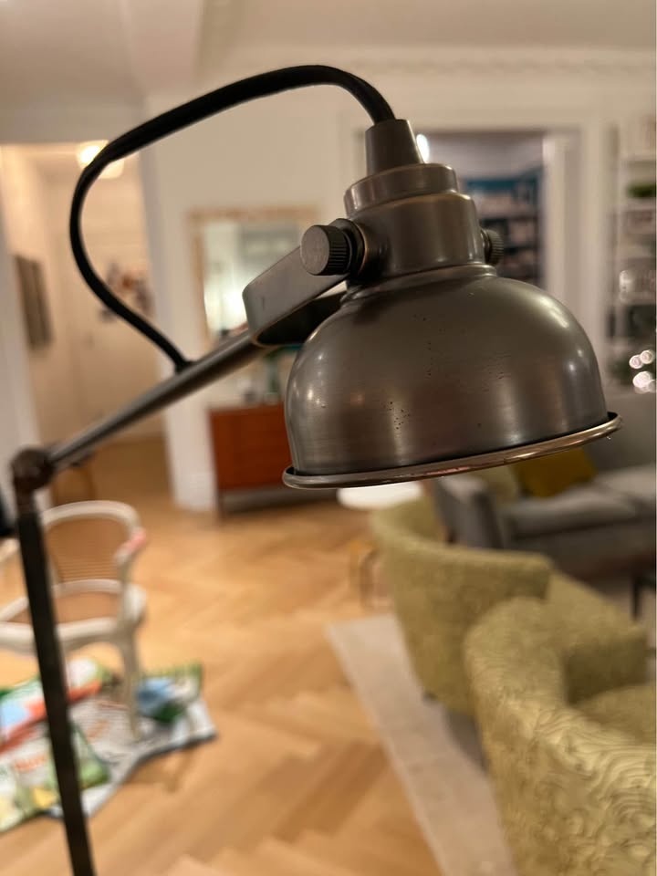 Pottery Barn dark bronze floor lamp