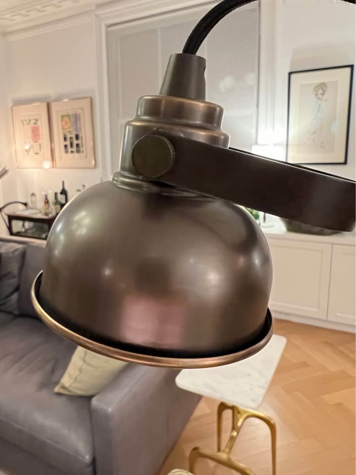 Pottery Barn dark bronze floor lamp - photo 2