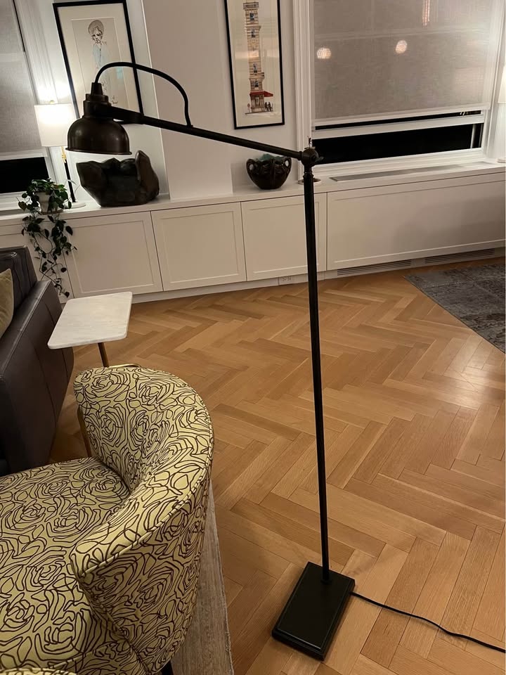 Pottery Barn dark bronze floor lamp - photo 3