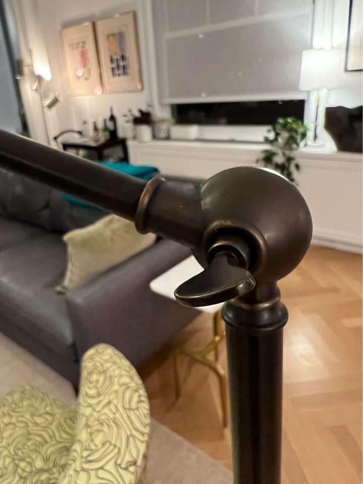 Pottery Barn dark bronze floor lamp - photo 5