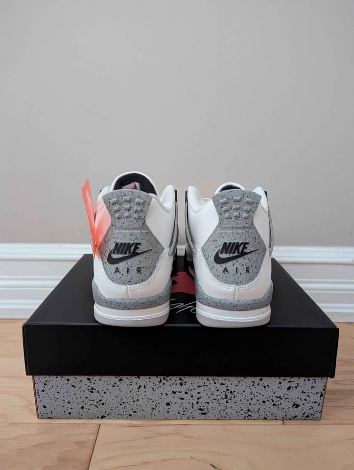 Jordan 4 White Cement (2025) size 7y/8.5w - photo 4