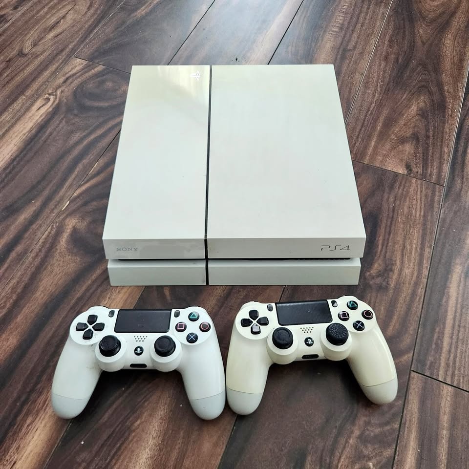 PS4 with two remote controllers