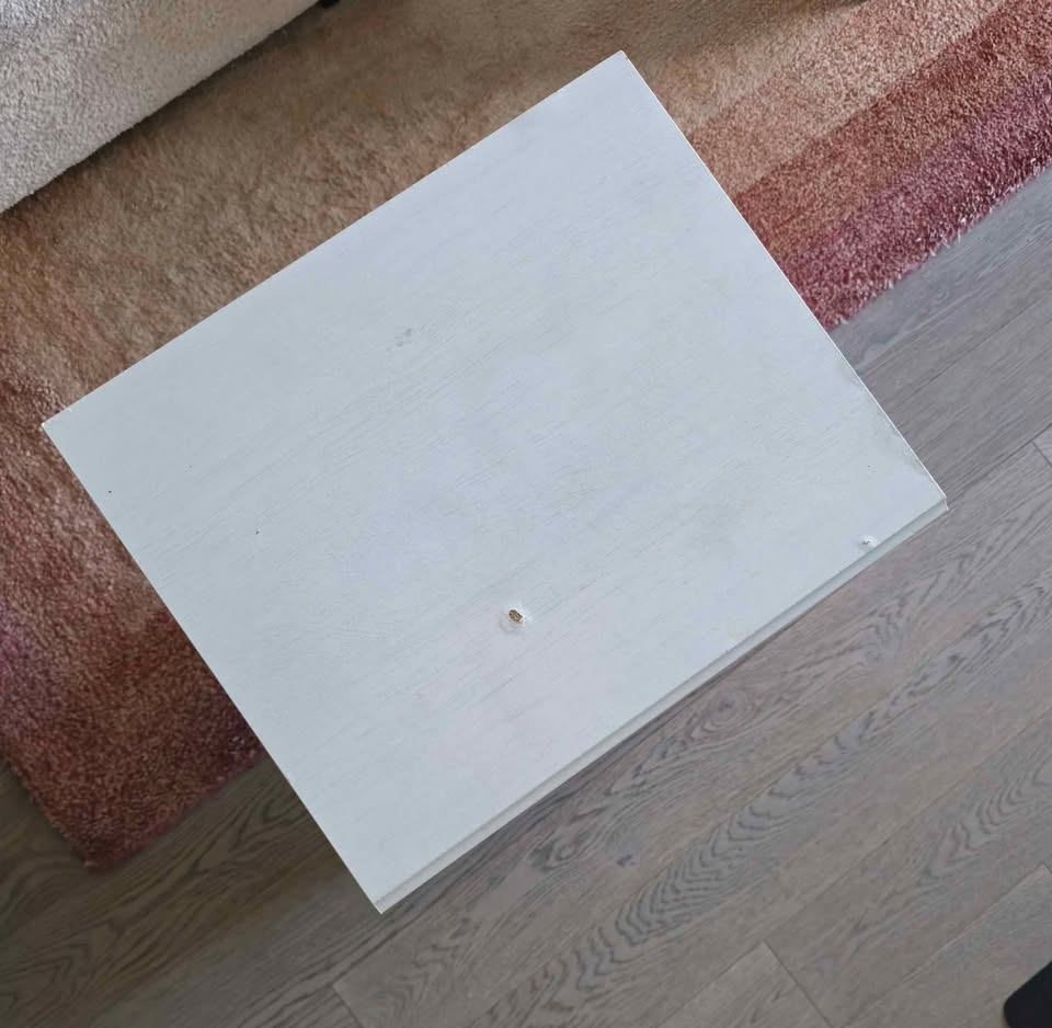 White Nightstand/Side Table - photo 5