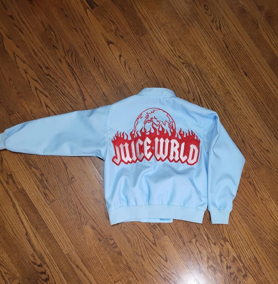 Juice Wrld Fighting Demons Work Jacket SMALL - photo 4
