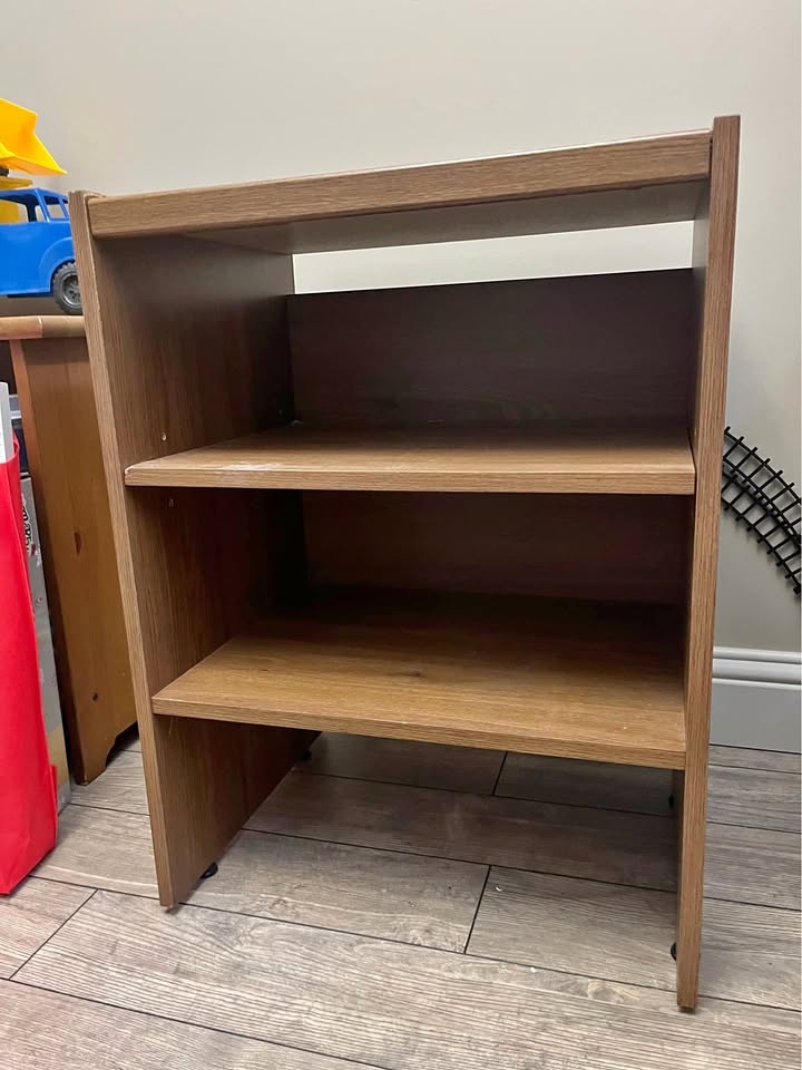 Wood Side Table/Shelving Unit