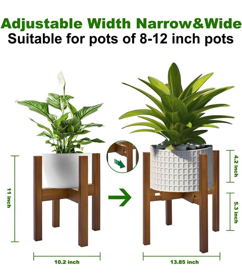 2 Adjustable stand for indoor plants