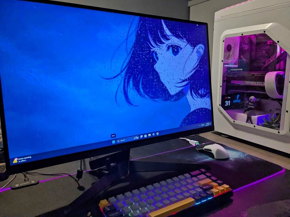 165hz 27" monitor, RK84 keyboard, Gaming Mouse - photo 2