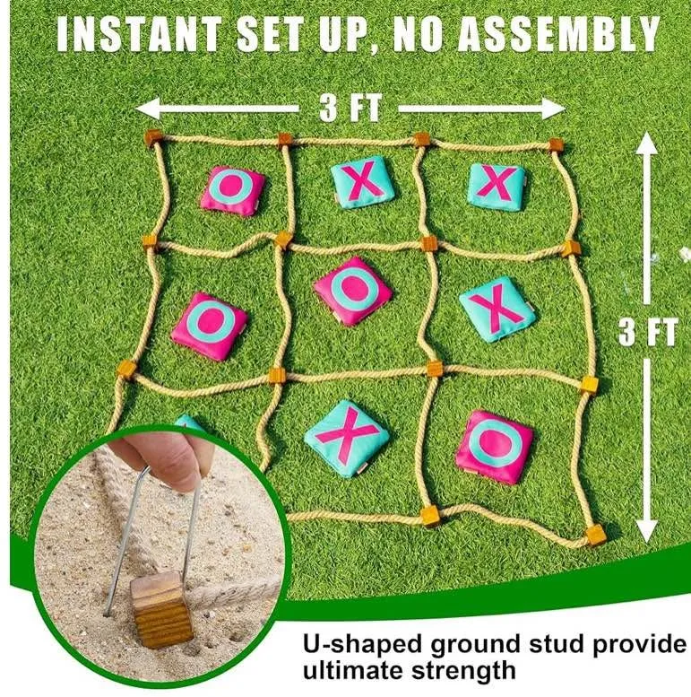 SunNordik Giant Tic Tac Toe Outdoor Game image indicator(4)