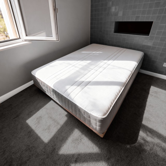 Like new! IKEA Double Haugesund mattress—9" thick, med-firm