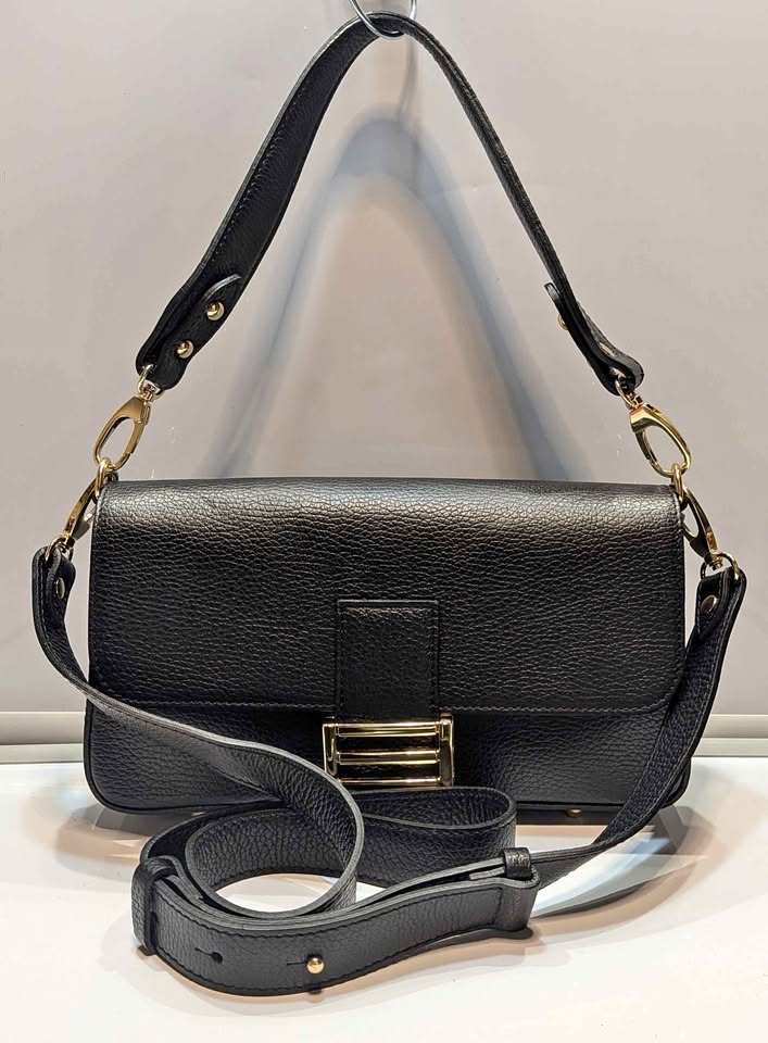 Divina Firenze Italian Leather Convertible Crossbody
