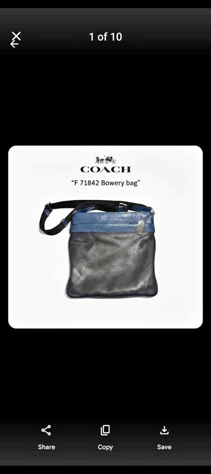 COACH F 71842 Bowery bag