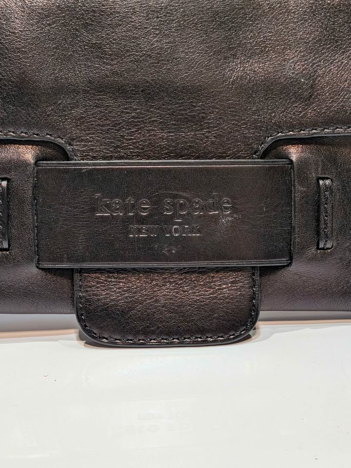 Rare Vintage Kate Spade Plum Leather Bag - photo 2