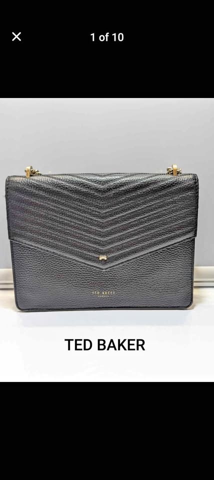 Ted Baker London Chevron quilted leather bag