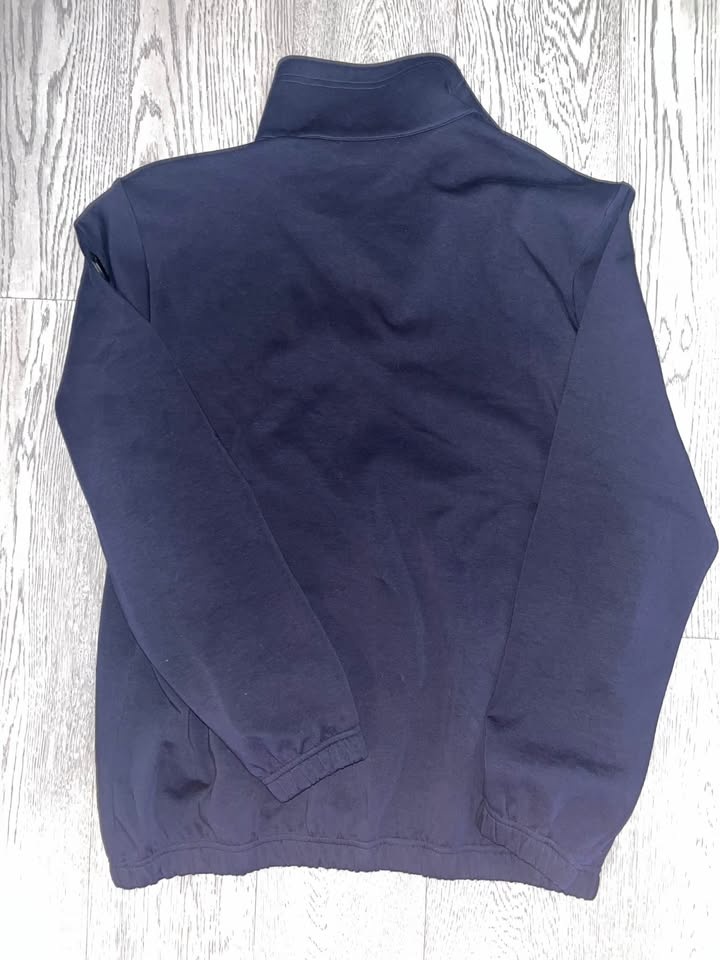 ($150) Moncler navy half zip / quarter zip - photo 3