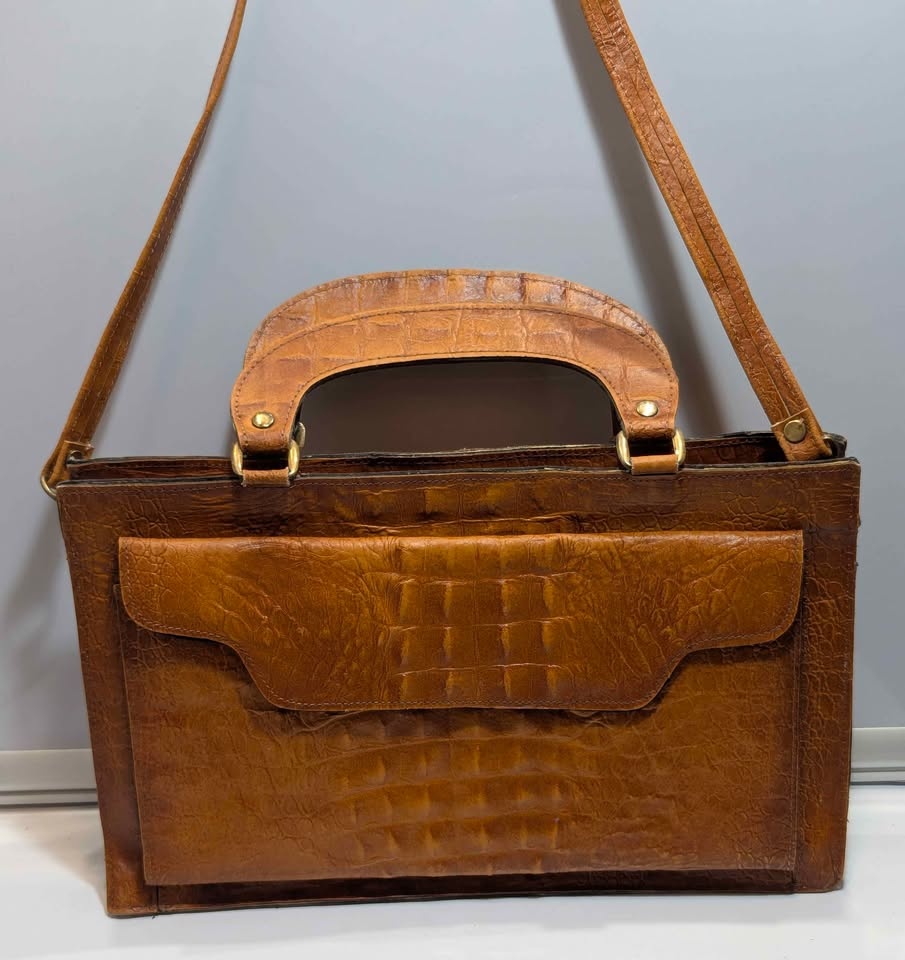 RARE VINTAGE 70's VENETO Satchel - photo 4