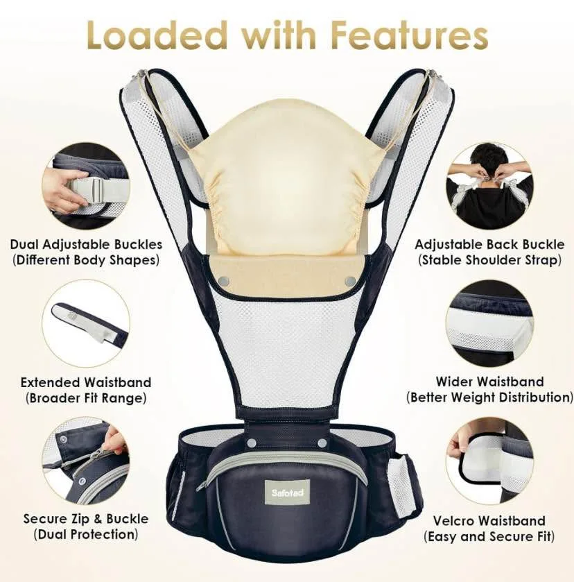 Safotad Baby Carrier Newborn to Toddler image indicator(6)