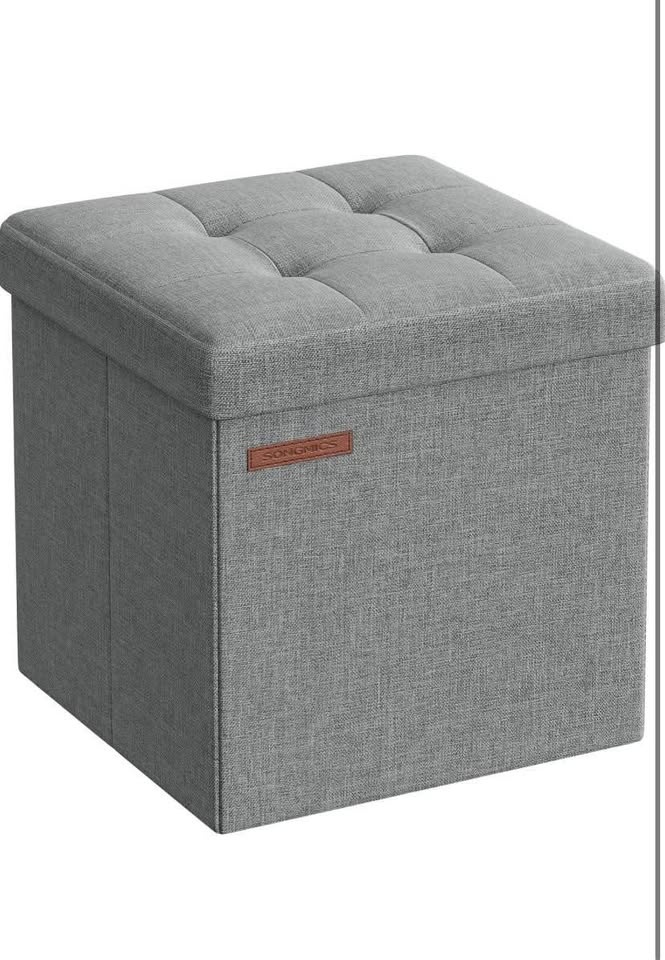 Brand New Light Gray Storage Cube - FOOTREST OTTOMAN - photo 4
