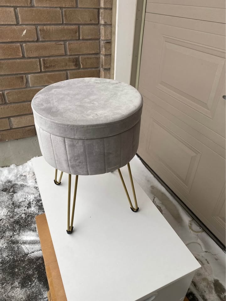 SONGMICS Vanity Stool - Dove Gray - photo 2
