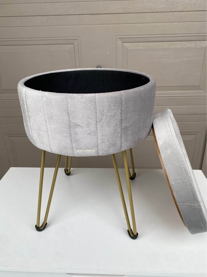 SONGMICS Vanity Stool - Dove Gray - photo 3