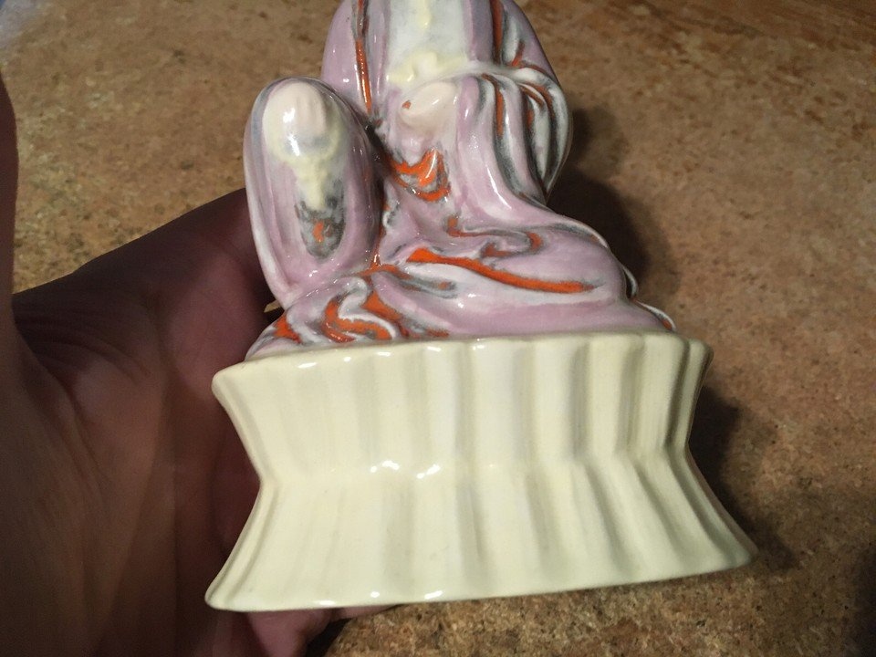 VINTAGE TRADITIONAL GEISHA SITTING LEGS CROSSED 7" - photo 4