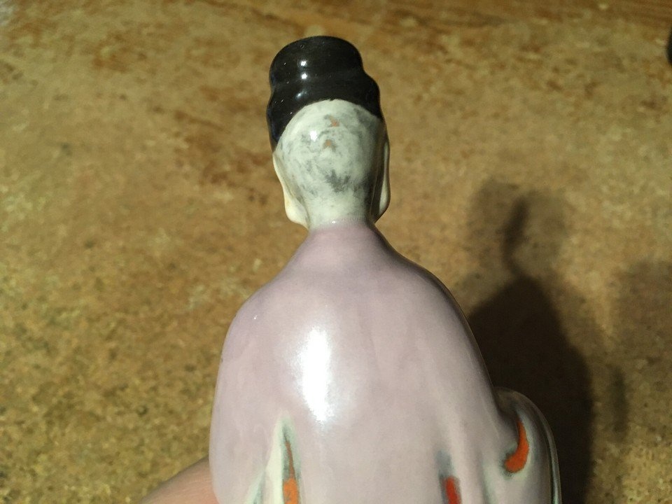 VINTAGE TRADITIONAL GEISHA SITTING LEGS CROSSED 7" - photo 5