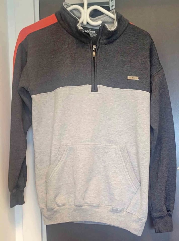 Jack & Jones 1/4 Zip Shirt Hoodie – Size Large