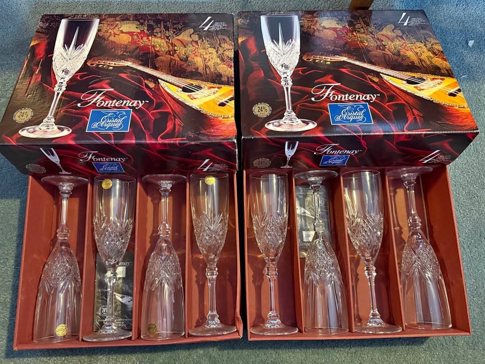 Crystal Champagne Glasses