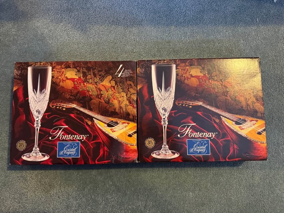 Crystal Champagne Glasses - photo 2