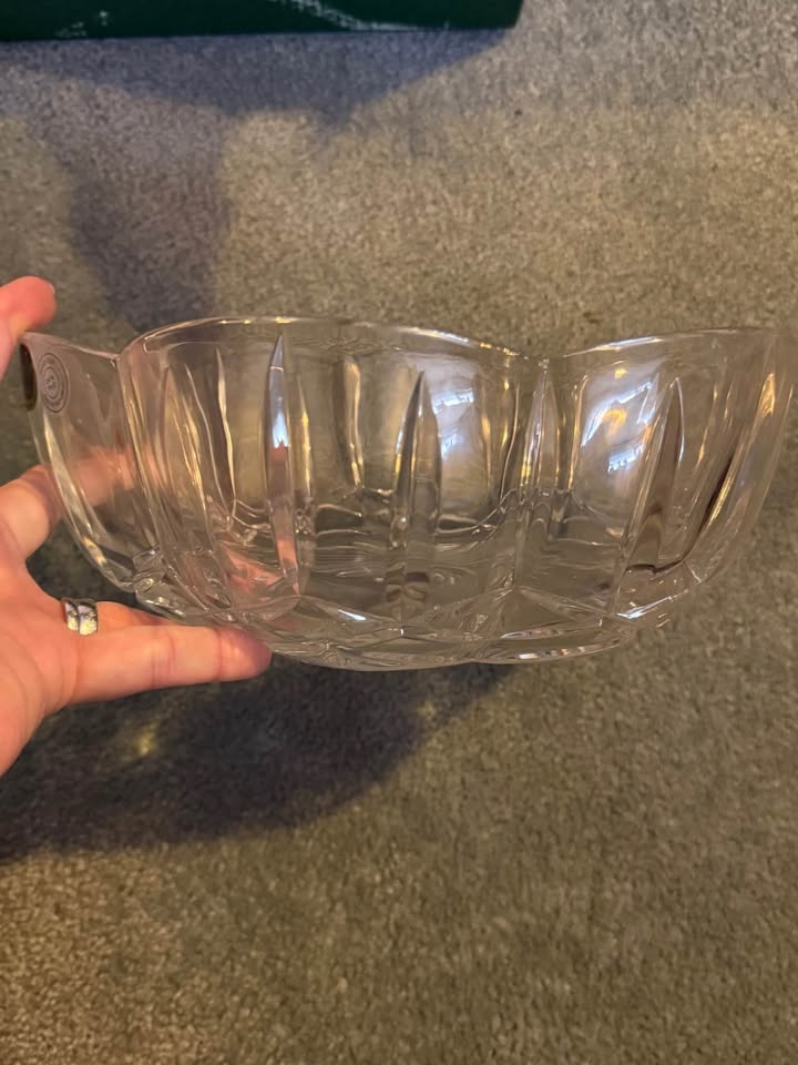 Crystal serving bowl - photo 4
