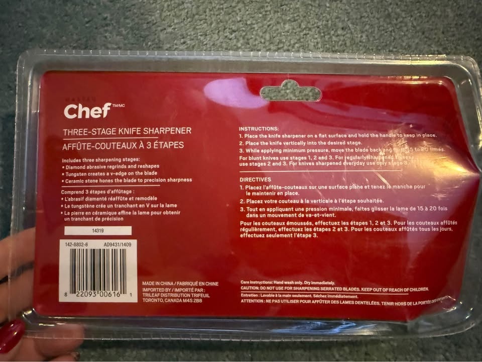 MASTER Chef 3-in-1 3-stage knife sharpener - photo 2