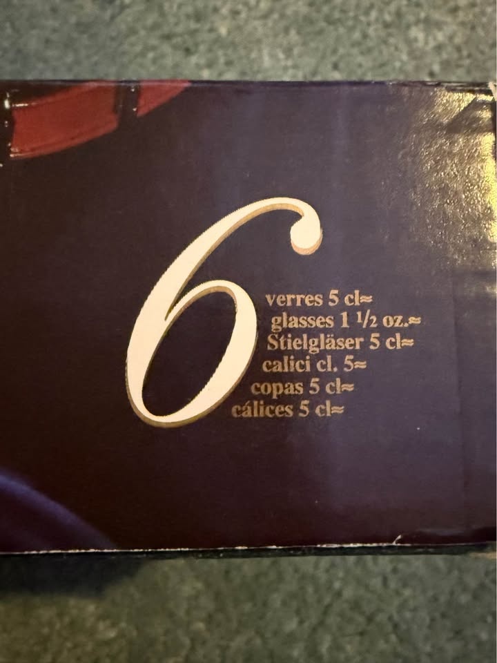 Cristal D'Arques France Longchamp Set of six - photo 3