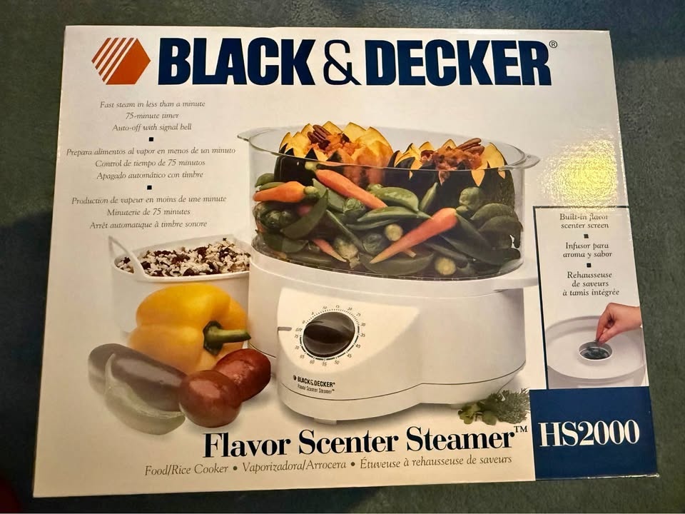 Black & Decker Flavour Scenter Steamer and Rice Cooker
