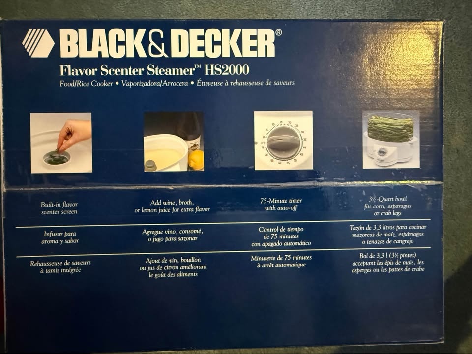 Black & Decker Flavour Scenter Steamer and Rice Cooker - photo 3