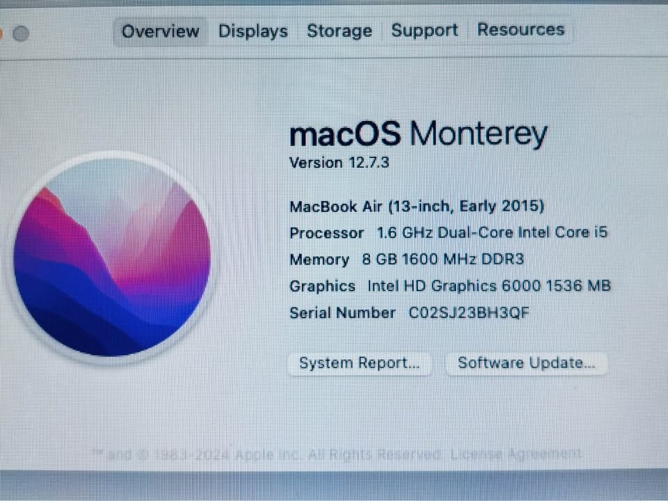Apple Macbook Air 13” 2015 8GB 256GB Fully Functional - photo 3
