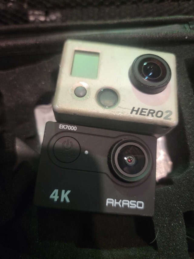 Akaso EK7000 and go pro2 - photo 2