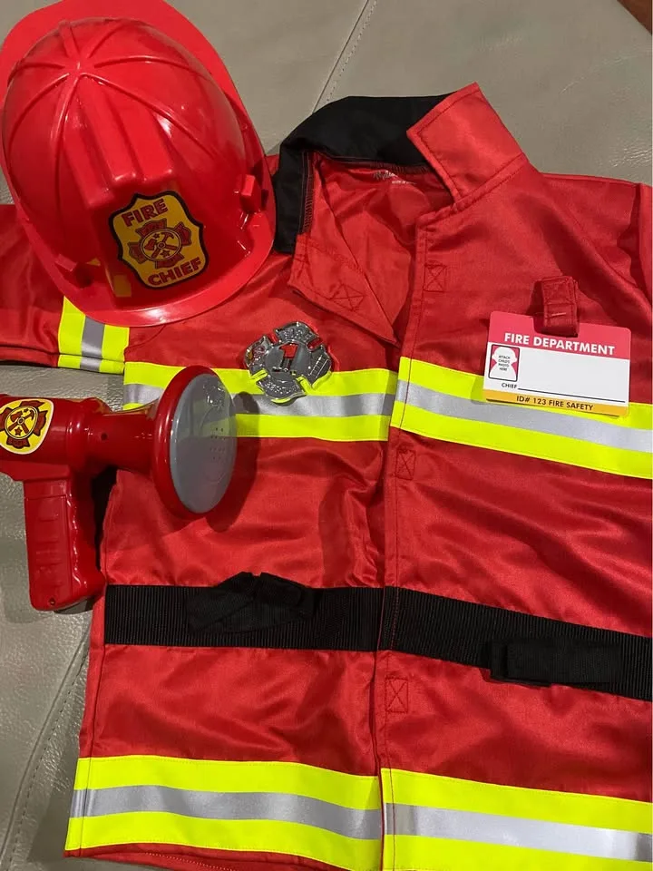 Melissa & Doug Fire Chief Role Play/Halloween Costume image indicator(2)