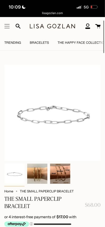 Lisa Gozlan Small Paperclip Bracelet - photo 4