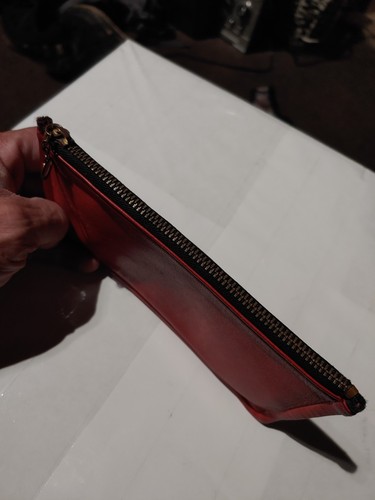 Vintage 80s 90s Coach 7170 Red Leather Skinny Case WILL REQUIRE - photo 3