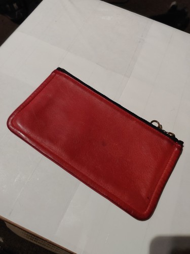 Vintage 80s 90s Coach 7170 Red Leather Skinny Case WILL REQUIRE - photo 4