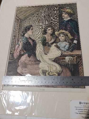 c1885 INDUSTRY Marcella Walker Sewing ...PICKWICK - photo 3