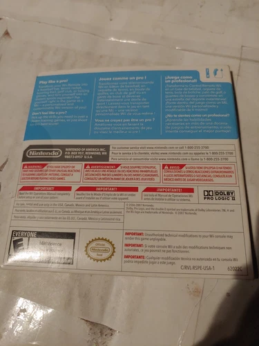 Wii Sports (Nintendo Wii, 2006) NEW SEALED - photo 5