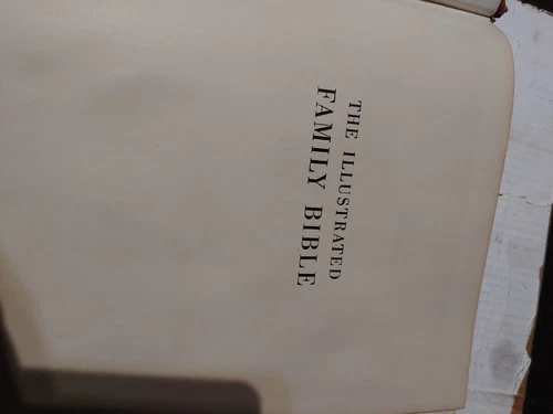 Illustrated Family Bible 1950s ...weights 15 Pounds - photo 5